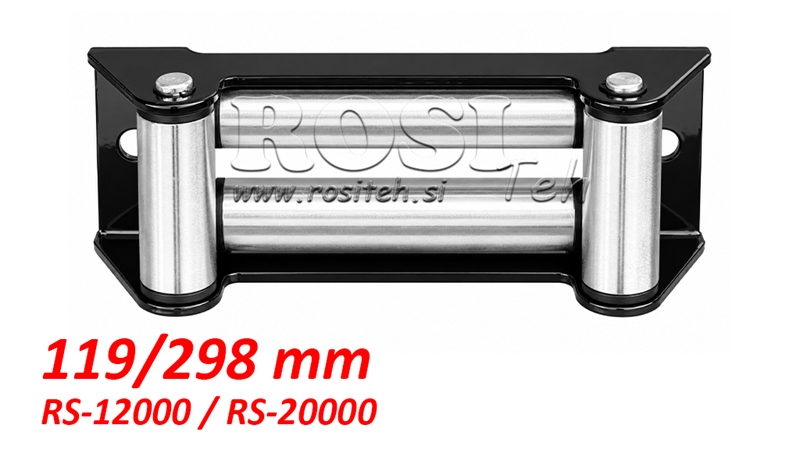 ROLLER FAIRLEAD FOR STEEL WIRE ROPE (RS-12000 / RS-20000) - 119 x 298 mm