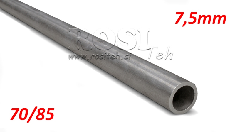 TUBO LAPPATO H9 PER CILINDRO IDRAULICO 70/85 - 7,5mm (1000mm)