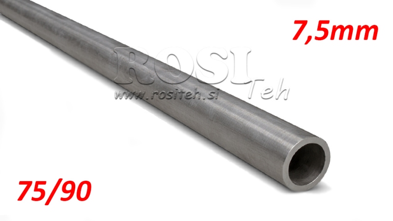 TUBO LAPPATO H9 PER CILINDRO IDRAULICO 75/90 - 7,5mm (1000mm)