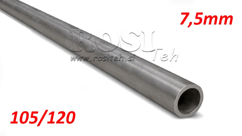 TUBO LAPPATO H9 PER CILINDRO IDRAULICO 105/120 - 7,5mm (1000mm)