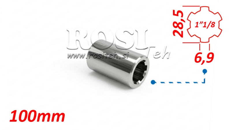 ADATTATORE CARDANICO BOCCOLA 1-1/8 (100 mm)