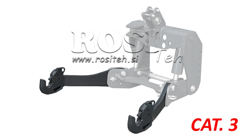 FRONTHYDRAULIKK ARMER FOR TRAKTOR CAT. 3