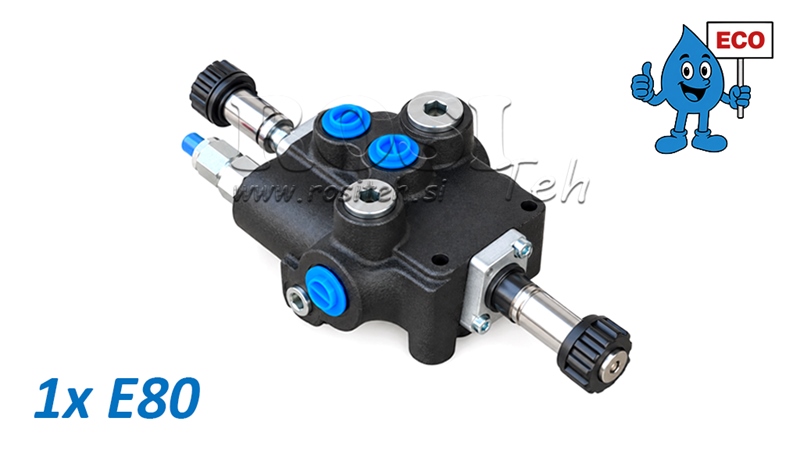 ELETTROVALVOLA IDRAULICA (SENZA BOBINE) – DISTRIBUTORE A 1 SEZIONE 1xE80 ECO