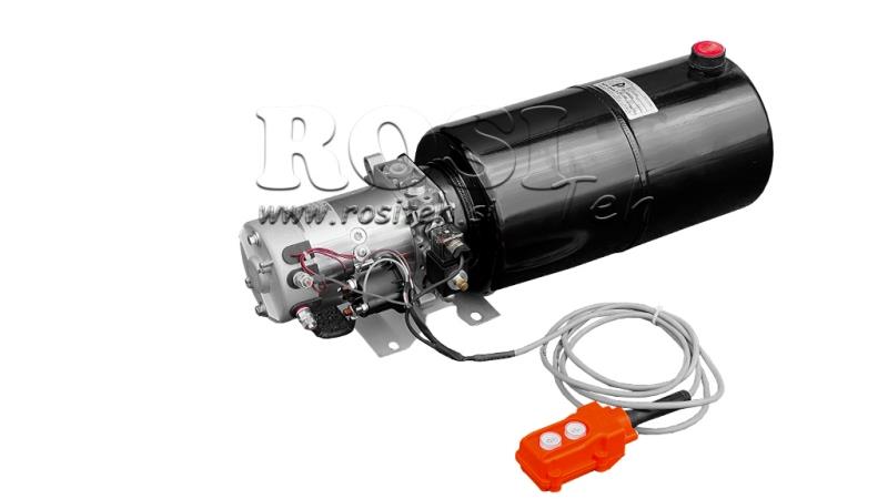 AGREGADO HIDRÁULICO MINI 24V DC - 2.2kW = 2.1cc - 12 lit