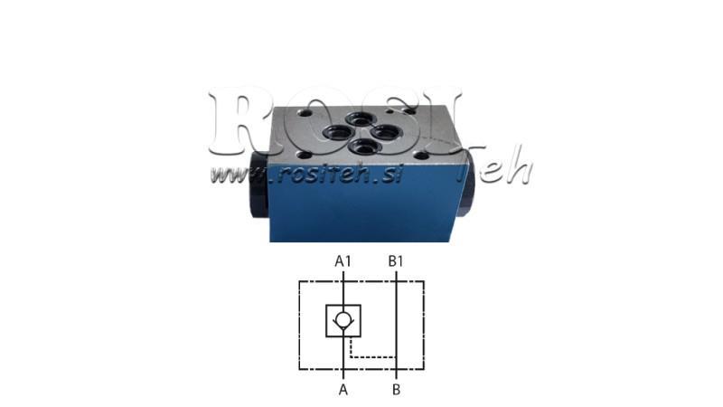 KONTROLNÝ VENTIL CETOP 3 (A)