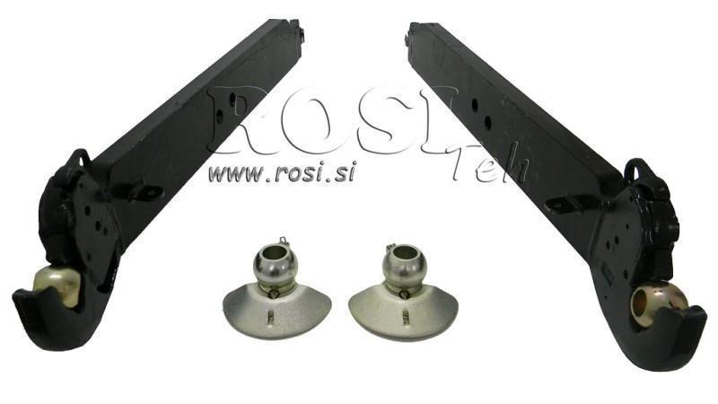 BRACCIO DI SOLLEVAMENTO PER TRACTOR IDRAULICO A TRE PUNTI CBM 120x35 mm - 950mm FINO A 140HP