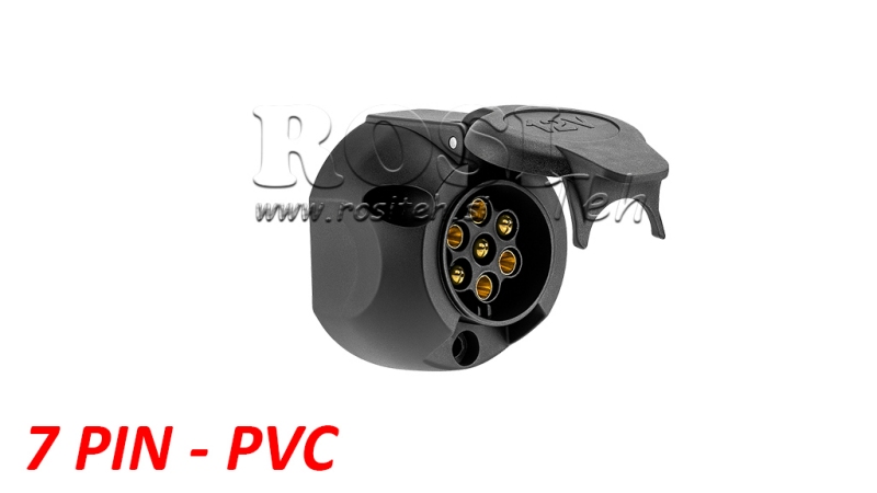 7 POLNA VTIČNICA PVC