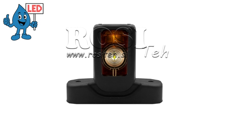 LED SIDE MARKER LIGHT FOR TRAILERS (SQUARE) - WHITE - ORANGE - RED