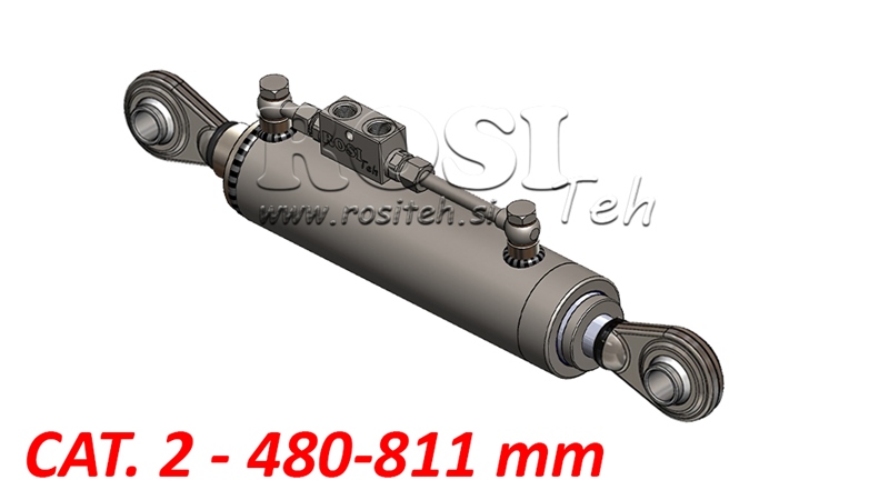 TELESZKÓPOS HIDRAULIKUS FÜGGESZTŐKAR STANDARD - CAT. 2 (45-95 HP) - 480-811 mm (25,4/25,4 mm)