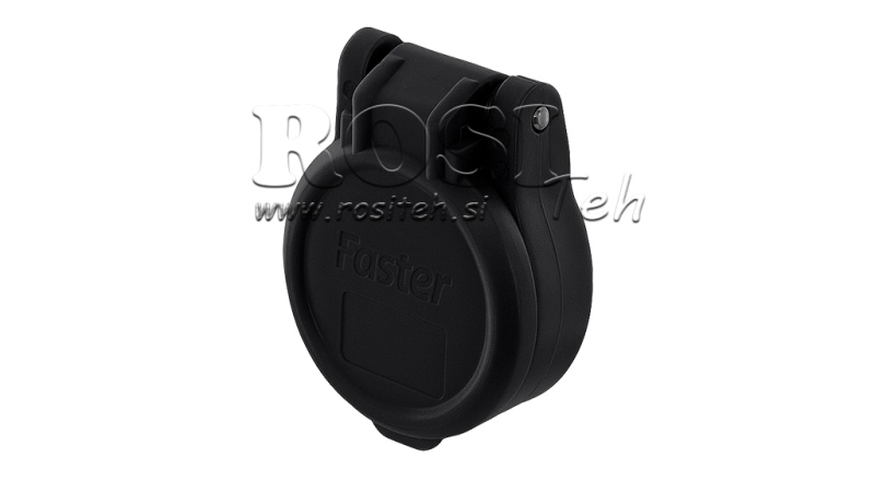 BLACK PROTECTIVE COVER PVC FEMALE QUICK COUPLING PUSH-PULL