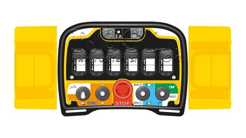 CONTROLLO REMOTO RADIO - PROPORZIONALE - ZEUS2 M6 10019 Standard