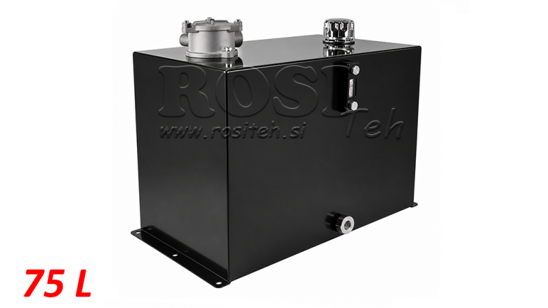METAL TANK 75 LITERS CUBE 400X355X600MM COMPLETE WITH EQUIPMENT