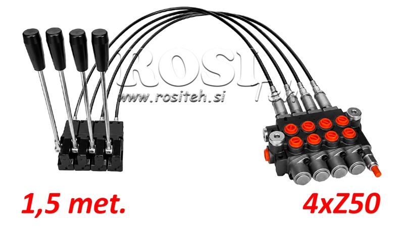 KIT 4xZ50 + JOYSTICK 1 POSIZIONE L1500