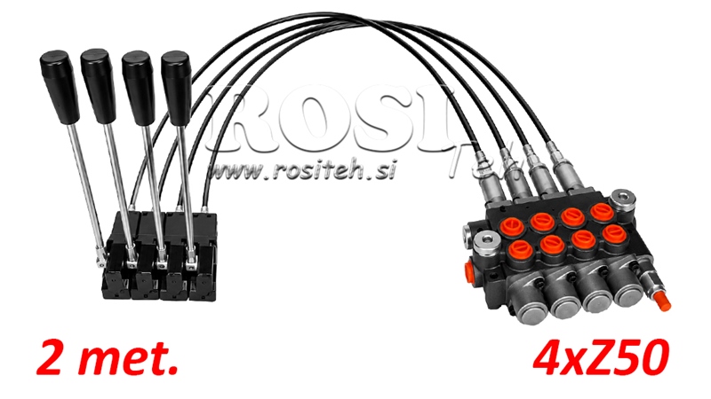 KIT 4xZ50 + JOYSTICK 1 POSIZIONE L2000