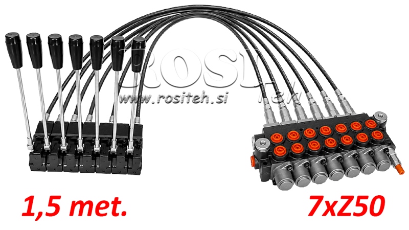KIT 7xZ50 + JOYSTICK 1 POSIZIONE L1500