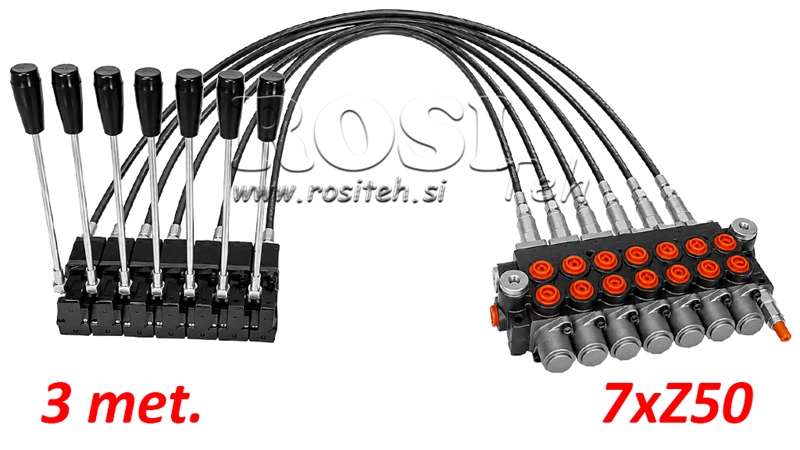 KIT 7xZ50 + JOYSTICK 1 POSIZIONE L3000
