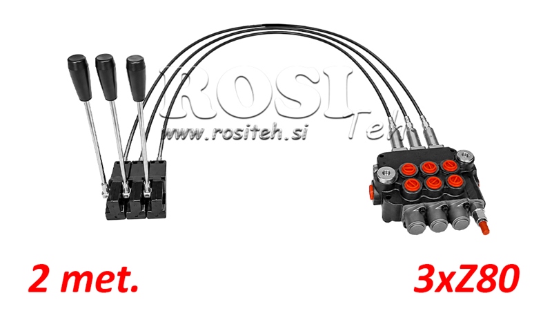 KIT 3xZ80 + JOYSTICK 1 POSIZIONE L2000