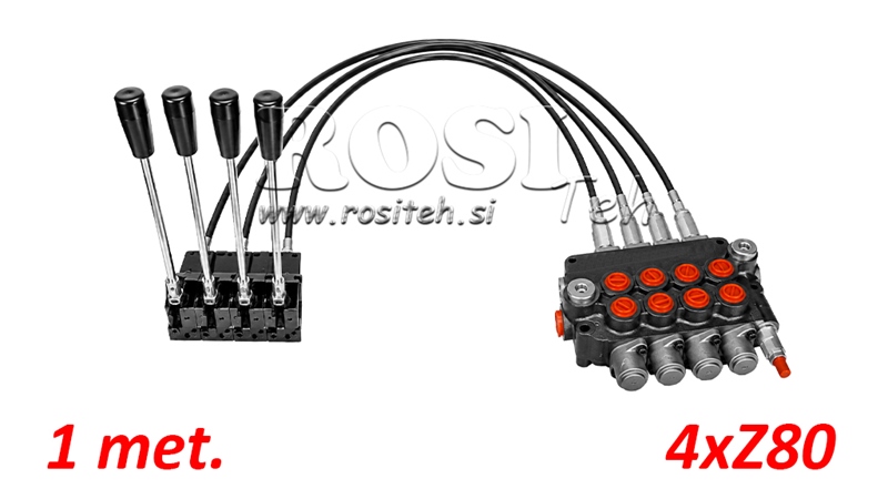 KIT 4xZ80 + JOYSTICK 1 POSIZIONE L1000
