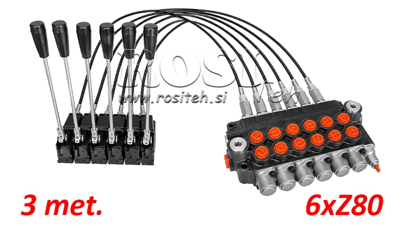 KIT 6xZ80 + JOYSTICK 1 POSIZIONE L3000