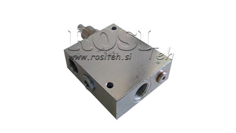 DOBBELT HASTIGHEDSVENTIL CUBE HI-LO VRSP V1230 95lit - 350bar