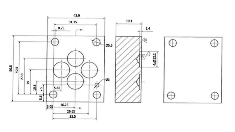 GESCHLOSSENE BASIS CETOP3