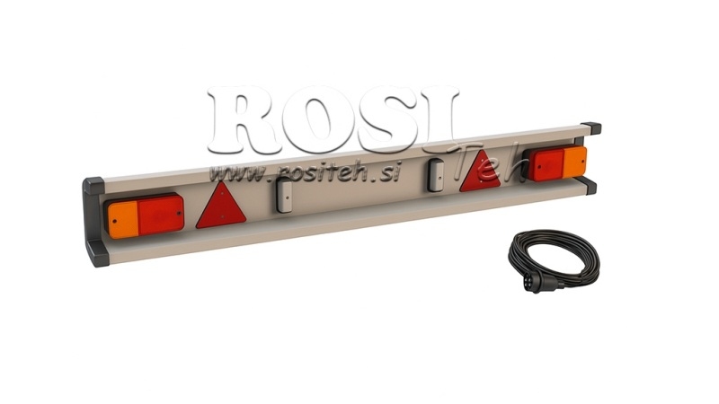 PARAURTI PER RIMORCHIO CON LUCI 2150MM