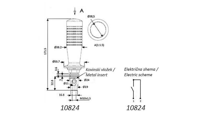 JOYSTICK DE CONTROLE REMOTO - 1 BOTÃO