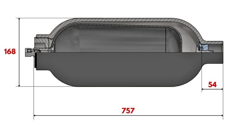 ACCUMULATEUR HYDRAULIQUE 10 LIT - BSP 1
