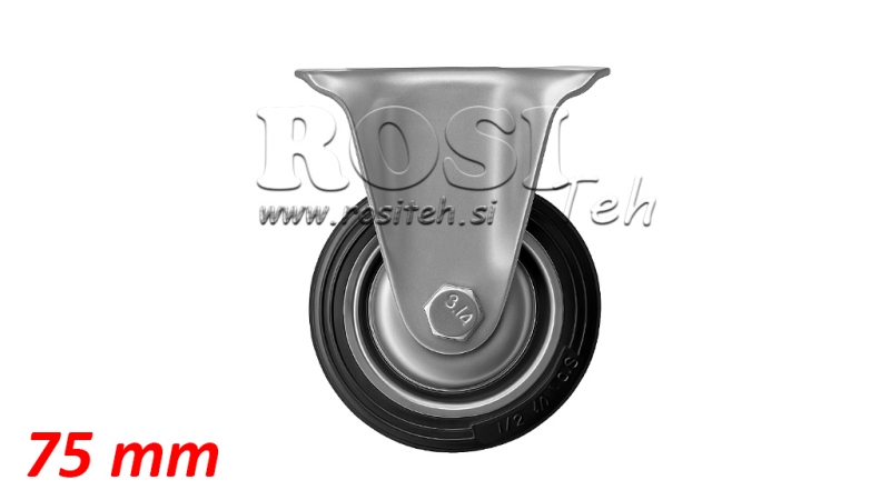 RODA 75mm COM BASE FIXA