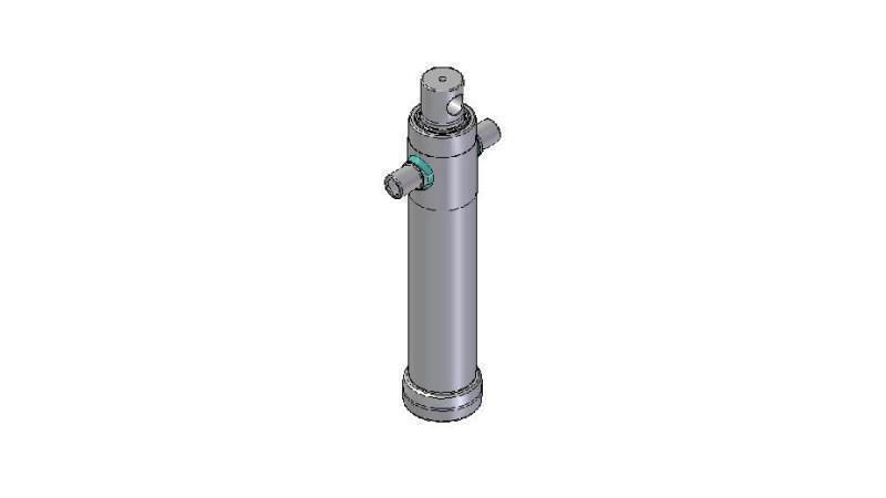 3025F - TELESCOPIC CYLINDER STANDARD/REIKÄ 2 VAIHEITA MATKA 895 HALKAISU 95