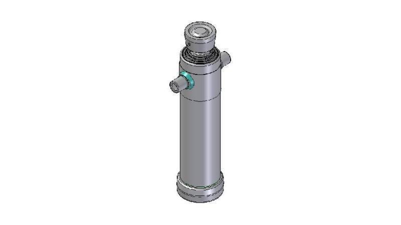 3048S - TELESCOPIC CYLINDER STANDARD/BALL 4 STAGES STROKE 1710 DIAMETER 124