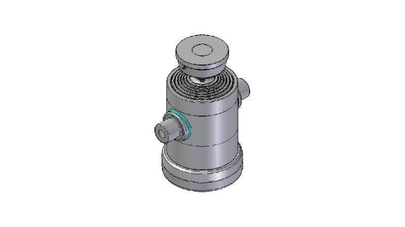6061S -TELESCOPISK CYLINDER STANDARD/BALL 6 TRIN SLAG 1470 DIAMETER 240
