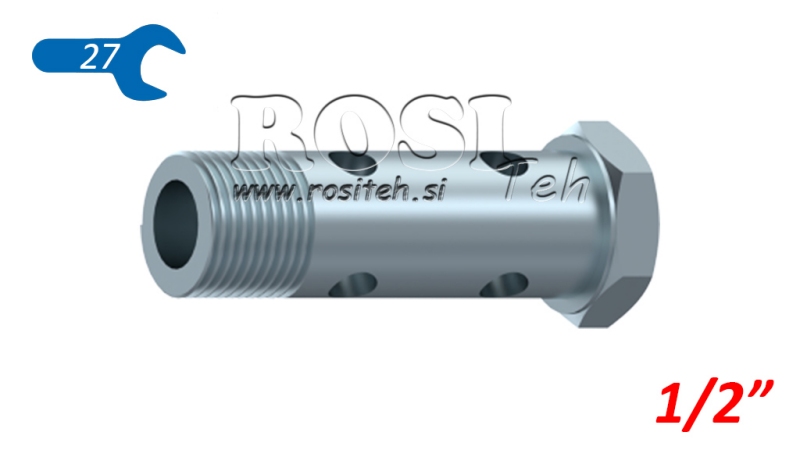 HIDRAVLIČNI VOTLI VIJAK DVOJNI 1/2