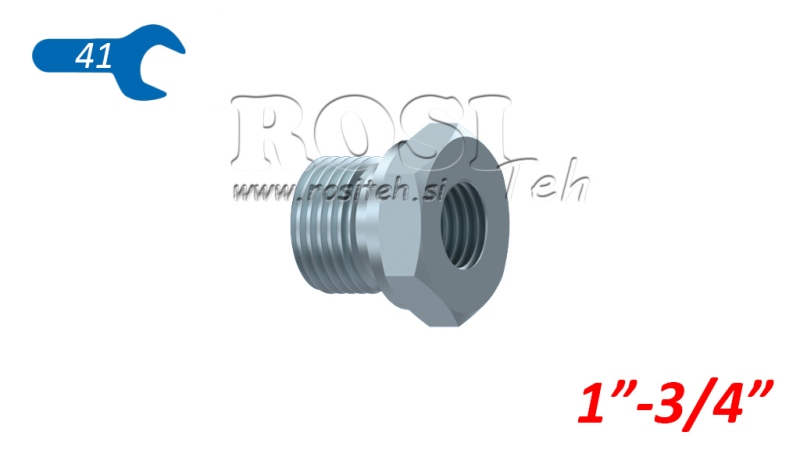 ADATTATORE IDRAULICO MASCHIO-FEMMINA 1-3/4