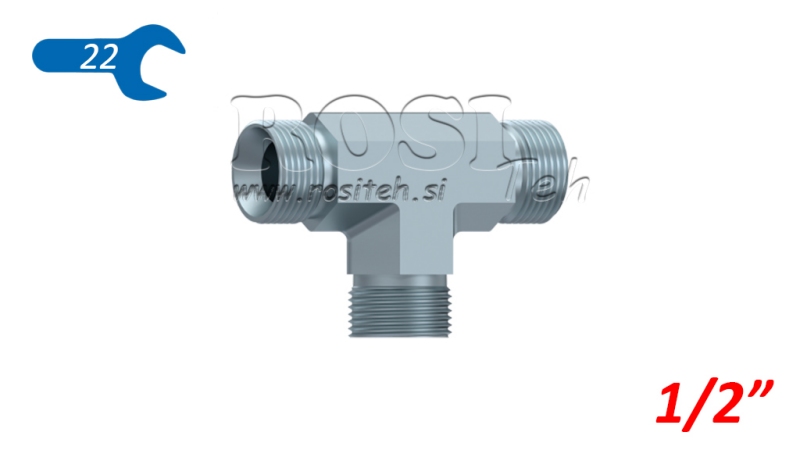 PEZZO A T IDRAULICO BSP MASCHIO-MASCHIO 1/2