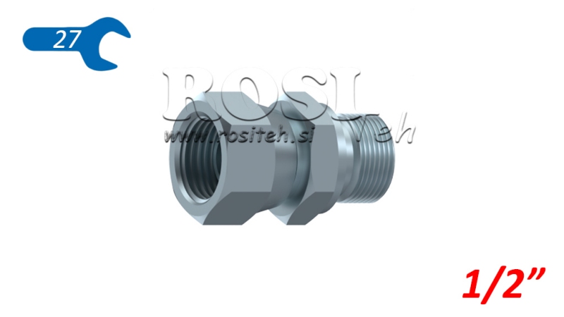 HYDRAULISK DOBBELNØGLE SVIVELMØTRIK 1/2