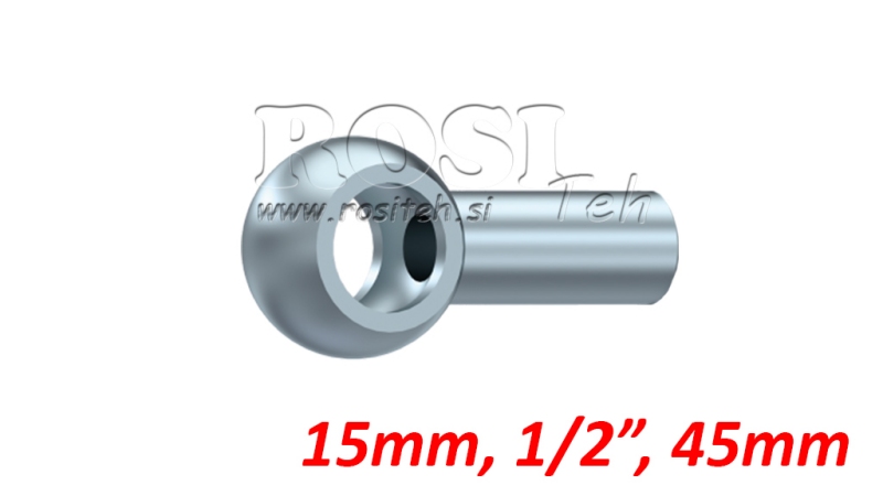 METAL HOSE BANJO 1/2