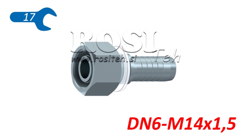 HIDRAULIKUS IDOM DKOS 6 S NŐI DN6-M14x1,5