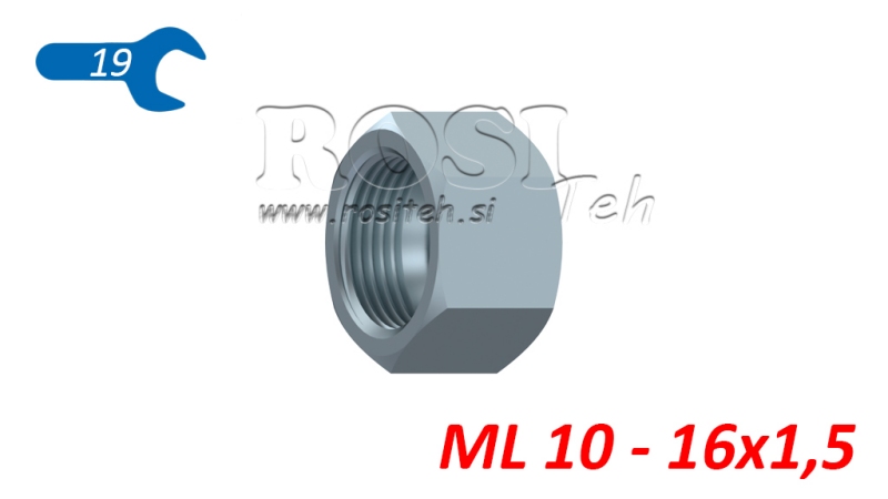 HIDRAULISKĀ NUT ML 10 - 16X1.5
