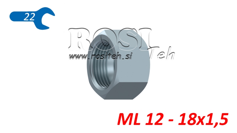 HIDRAULISKĀ NUT ML 12 - 18X1.5