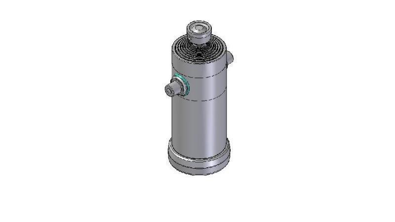 9014S -TELESCOPISK CYLINDER STANDARD/BALL 9 TRIN SLAG 3230 DIAMETER 240