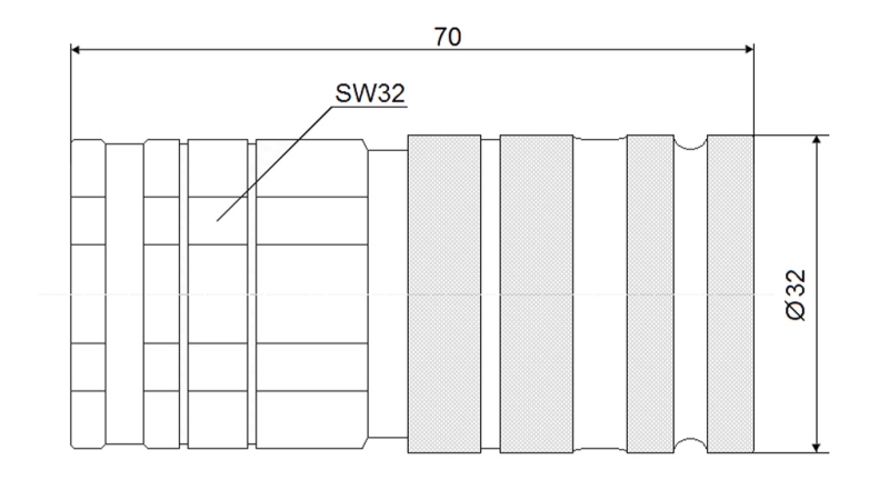 INNESTO RAPIDO ESCAVATORE FFH FEMMINA 1/2 light