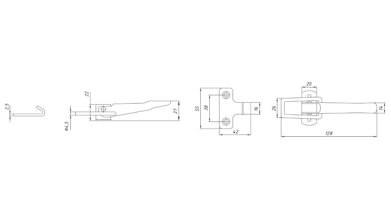 CHIUSURA PANNELO LATERALE RIMORCHIO, TIPO NAPA XL