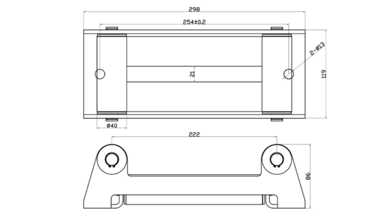 12 V VERRICELLO ELETTRICO RS-12000 - 5440 kg - FUNE SINTETICA - ECO
