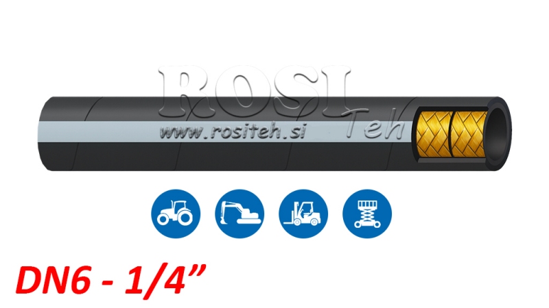 ΥΔΡΑΥΛΙΚΟΣ ΣΩΛΗΝΑΣ DN6 2SN (1/4) 400BAR