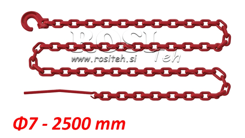 CATENA FORESTALE taglia7-2500mm