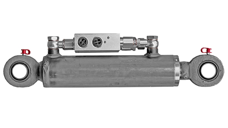 HIDRAULISKAIS CILINDRS 60/40-165 AR PĀRSLĒGŠANAS VĀRSTU – ARKLS AUGSNES APSTRĀDEI