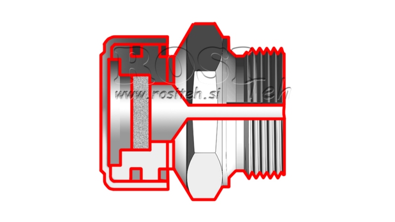 HYDRAULISK VENT PTO 3/8