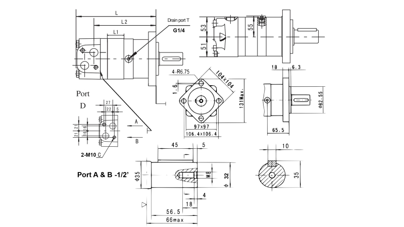 HYDROMOTOR MS 315 ECO (ALSG3-315)