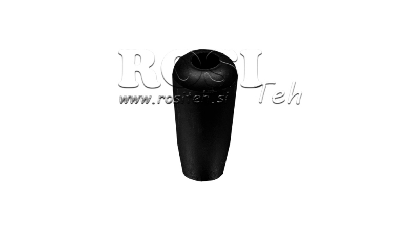 MANIGLIA CON MARCATURA COLORATA PER LEVA DI CONTROLLO VALVOLA Φ8MM - NERA